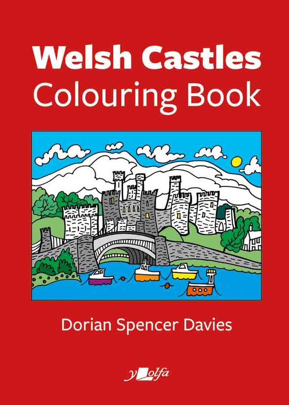 Llun o 'Welsh Castles Colouring Book'