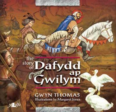 Llun o 'The Story of Dafydd ap Gwilym' 
                              gan Gwyn Thomas