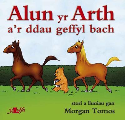 A picture of 'Alun yr Arth a'r ddau geffyl bach' 
                              by Morgan Tomos