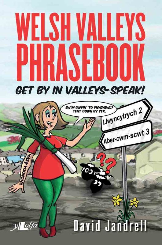 Llun o 'Welsh Valleys Phrasebook' 
                              gan David Jandrell