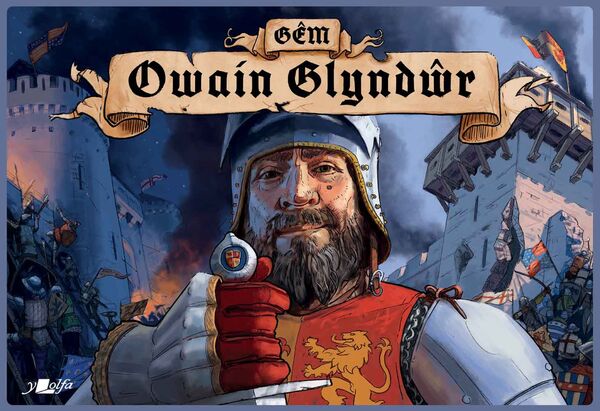 Llun o 'Gêm Owain Glyndŵr' gan Geraint Rhys Thomas