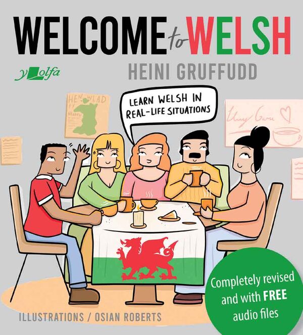 Llun o 'Welcome to Welsh' 
                              gan Heini Gruffudd