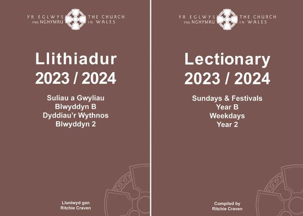 Llun o 'Llithiadur Yr Eglwys yng Nghymru 2023-2024 / Church in Wales Lectionary 2023-2024' 
                              gan Yr Eglwys yng Nghymru / The Church in Wales