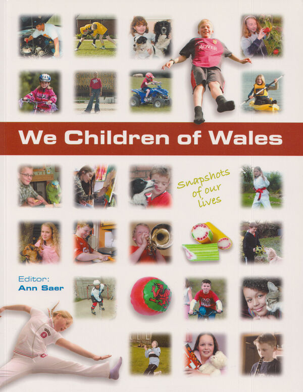 Llun o 'We Children of Wales' 
                              gan Ann Saer