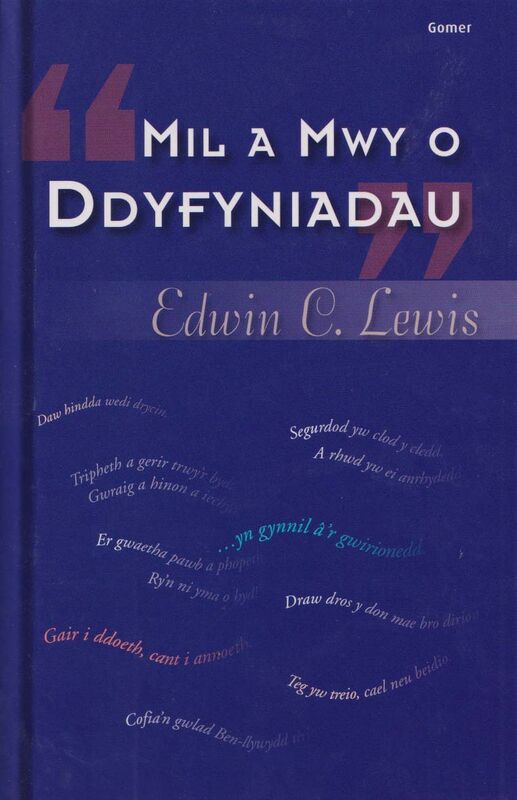 A picture of 'Mil a Mwy o Ddyfyniadau' 
                              by Edwin C. Lewis