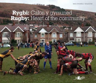 Llun o 'Rygbi: Calon y gymuned/Rugby: Heart of the commun' 
                              gan Geraint Cunnick