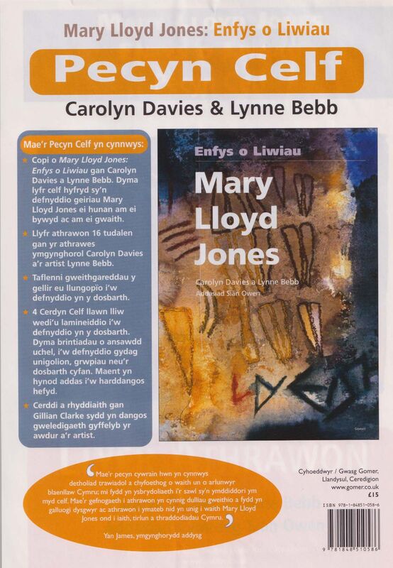 Llun o 'Pecyn Celf Mary Lloyd Jones - Enfys o Liwiau' 
                              gan Carolyn Davies, Lynne Bebb