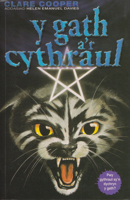 A picture of 'Cyfres Gwaed Oer: Y Gath a'r Cythraul' by Clare Cooper